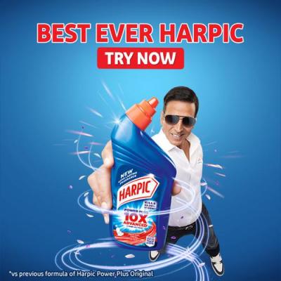 Harpic Disinfectant Toilet Cleaner Liquid - Original, 1 L each (Pack of 3)