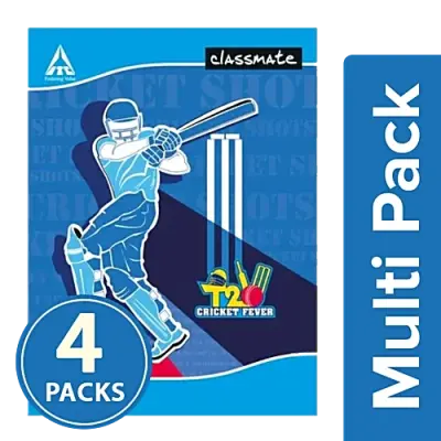 Classmate Notebook - King Size, Unruled, 4x172 Pages Multipack