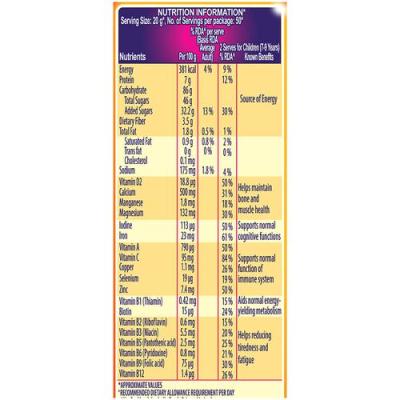 Bournvita Chocolate Nutrition Drink, 2 x 1 kg Multipack