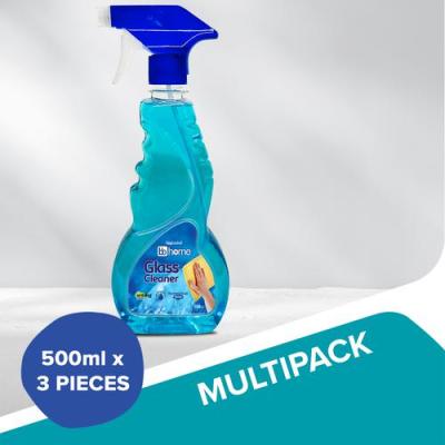 bb home BB Home Glass Cleaner 500 ML x 3 (Multipack), 3x500 ml Multipack