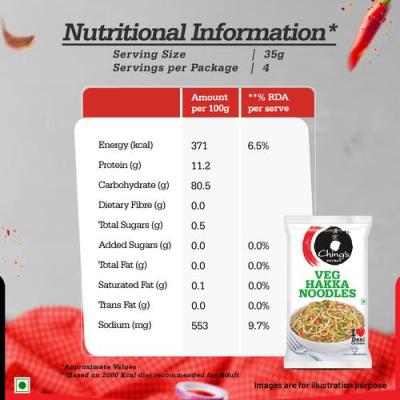 Chings Secret Veg Hakka Noodles