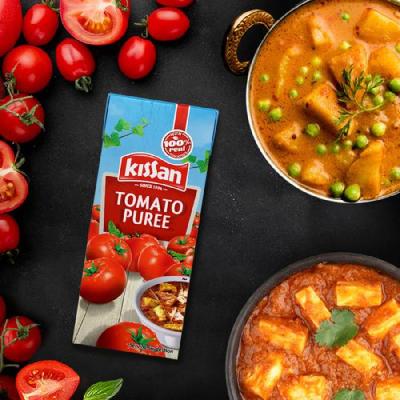 Kissan Tomato Puree, 200 g Carton