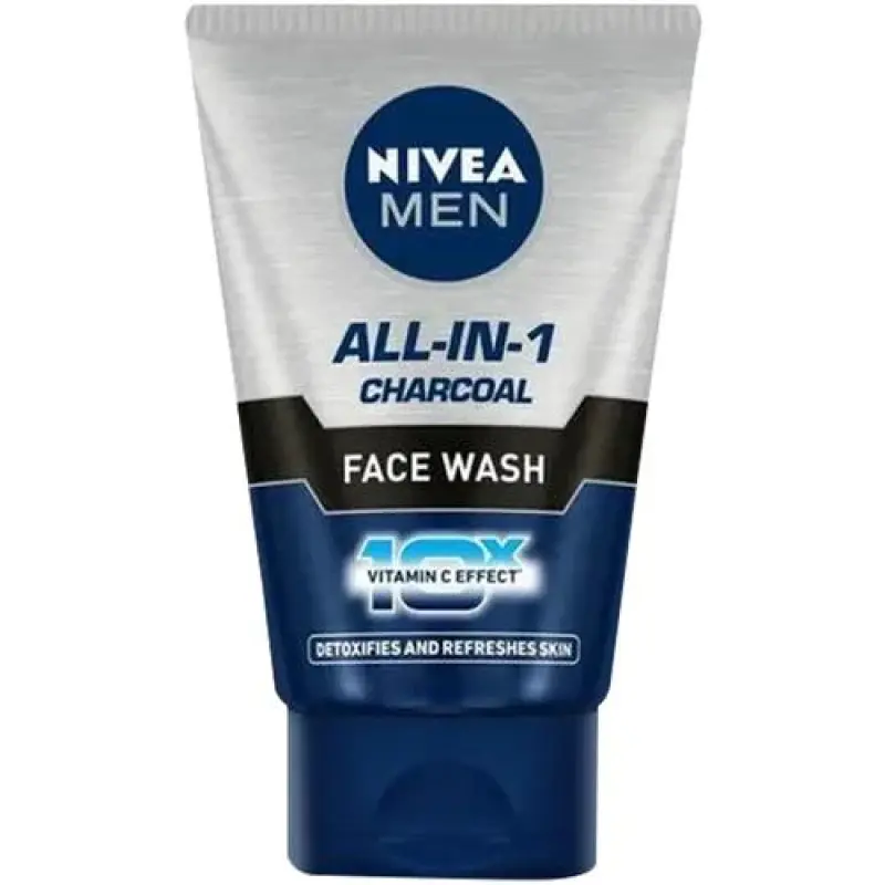 Nivea Men All-In-1 Charcoal Face Wash, 100 g