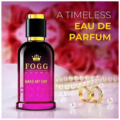 Fogg Make My Day Scent Eau De Parfum Womenâ€™s Perfume - Long-lasting Fresh & Floral Fragrance, 100 ml