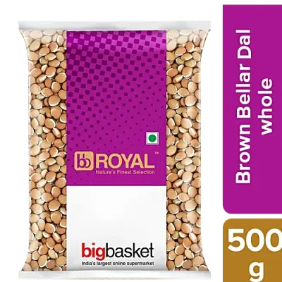 bb Royal Bellar Dal/Avarekalu - Whole, Brown, 500 g