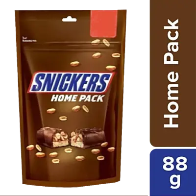 Snickers Chocolate - Peanut, 22 g (Pack of 4)