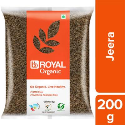 bb Royal Organic Cumin/Jeera, 200 g