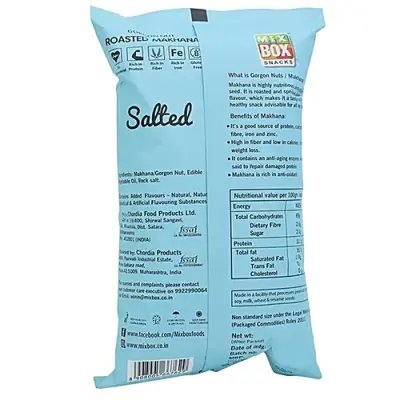 Pravin Mixbox Gorgon Nut Roasted Makhana - Salted, 35 g