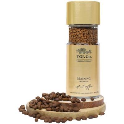 TGL Co. Morning Motivation Instant Coffee - 100% Arabica Beans, 100 g Bottle
