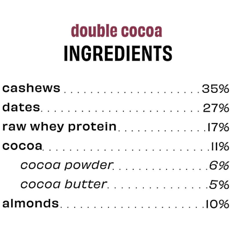 The Whole Truth Double Cocoa Protein Bar, 52 g