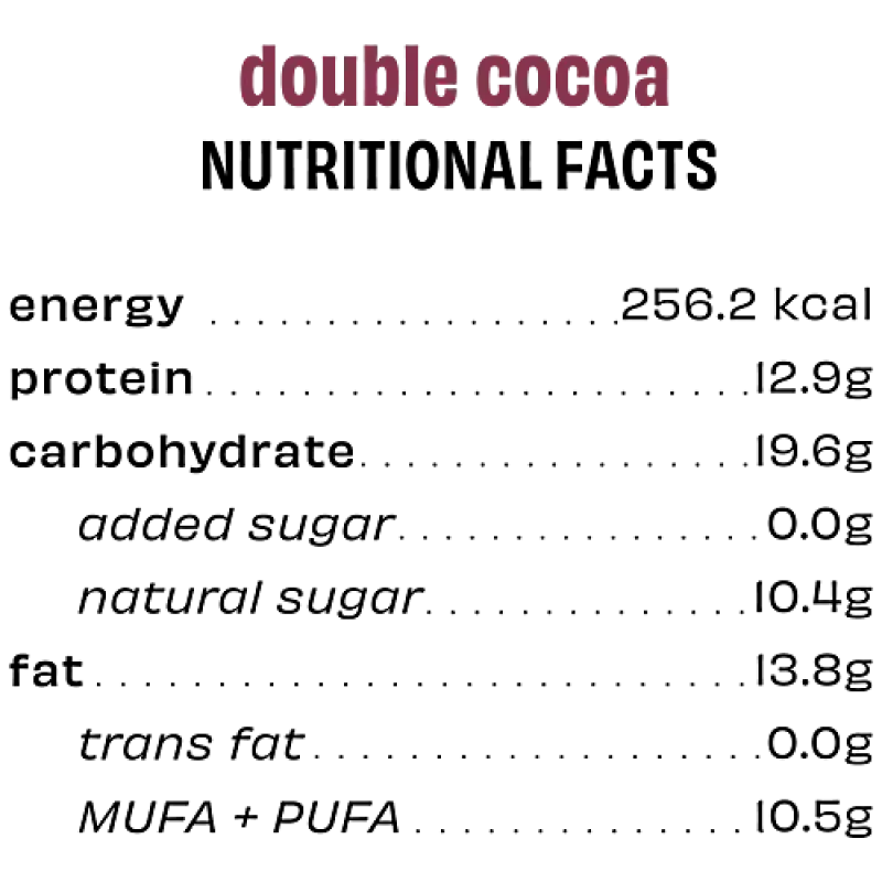 The Whole Truth Double Cocoa Protein Bar, 52 g