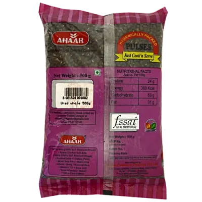 AHAAR Urad Whole, 500 g