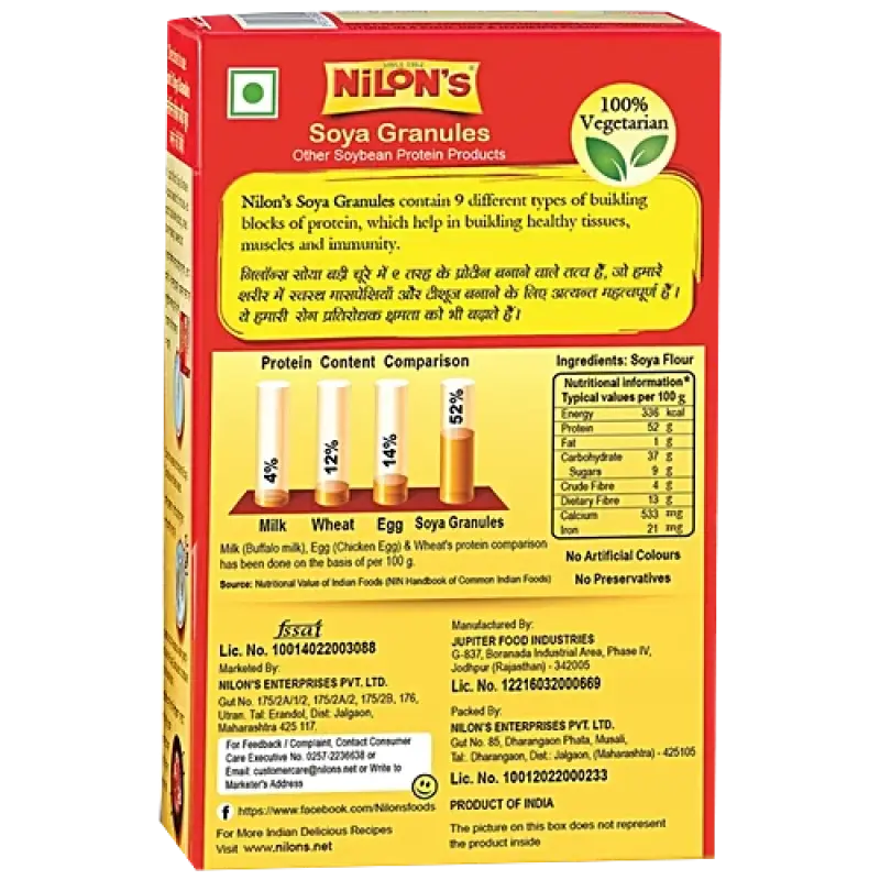Nilon's Soya Granuels, 200 g Box