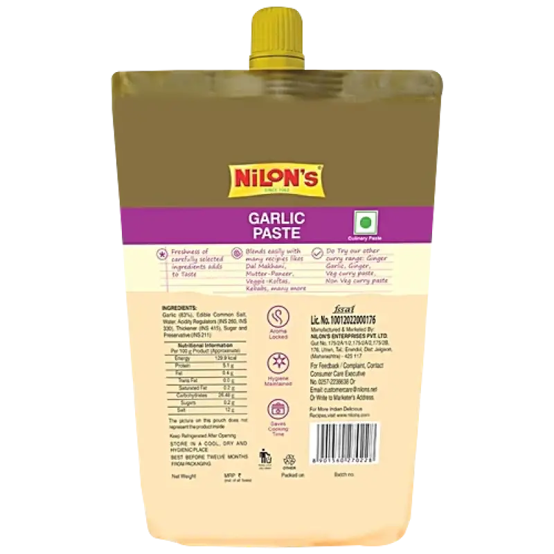 Nilon's Garlic Paste, 200 g