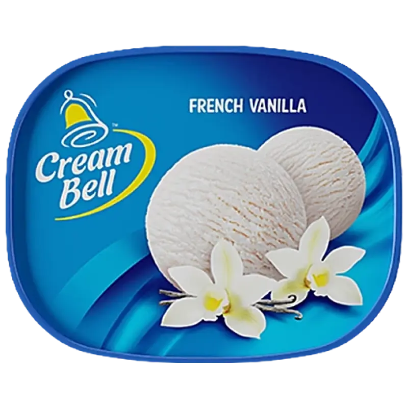 Cream Bell Ice Cream - French Vanilla, Rich & Creamy, 750 ml