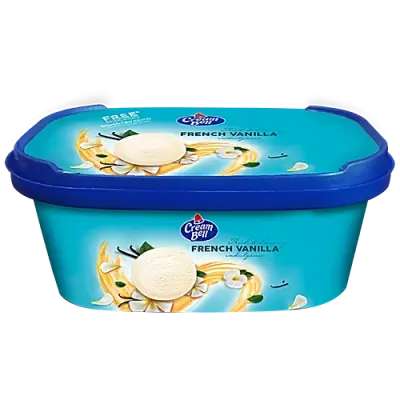 Cream Bell Ice Cream - French Vanilla, Rich & Creamy, 750 ml