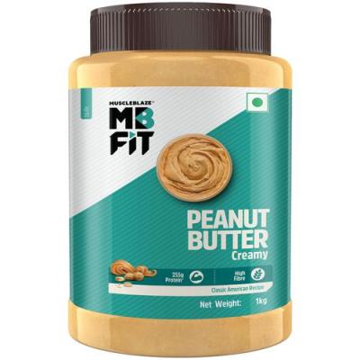 MuscleBlaze MB FIT Peanut Butter Creamy, 1 kg