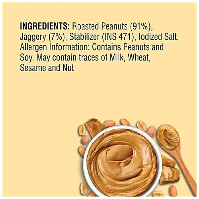 Saffola FITTIFY Vegan Protein Peanut Butter Super Creamy, 925 g Jar