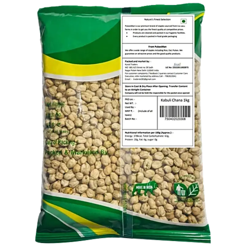 Pulsesman Kabuli Chana, 1 kg
