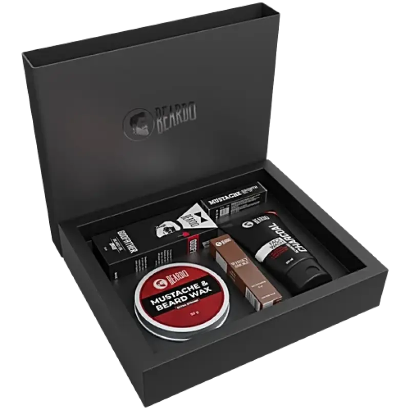 Beardo 5-In-1 Gift Box, 5 pcs