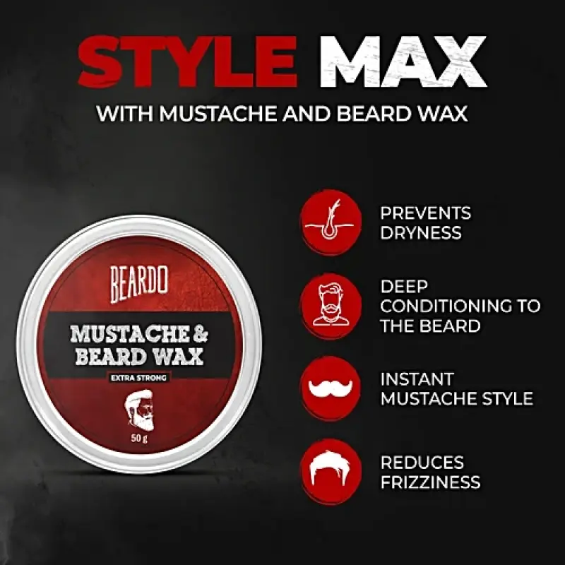 Beardo 5-In-1 Gift Box, 5 pcs