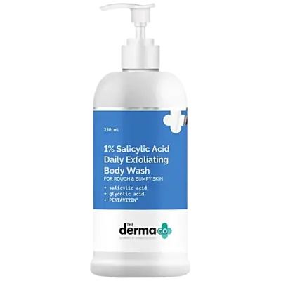 The Derma Co 1% Salicylic Acid Daily Exfoliating Body Wash, 250 ml