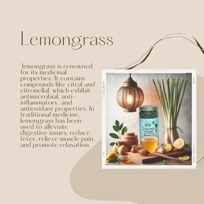 BHINI HERBAL Uttarakhand Pahadi Lemongrass Herbal Tea Leaves 50Gram + Fresh Organic Dried Oregano Leaves 50Gram (Pack of 2)