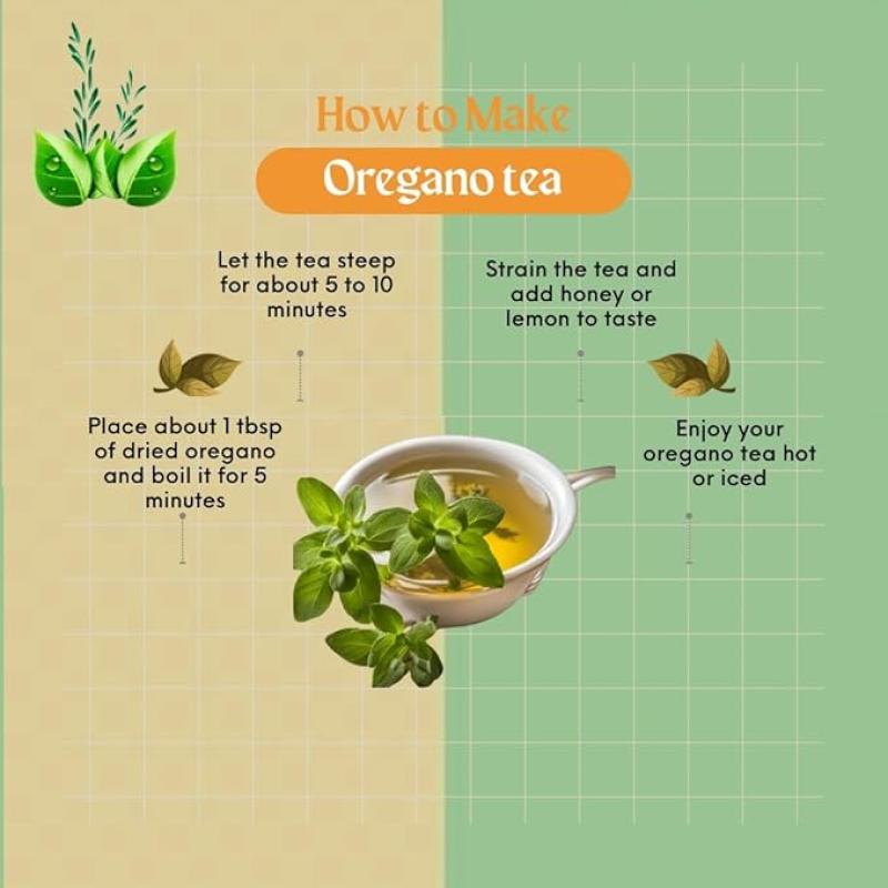 BHINI HERBAL Uttarakhand Pahadi Lemongrass Herbal Tea Leaves 50Gram + Fresh Organic Dried Oregano Leaves 50Gram (Pack of 2)