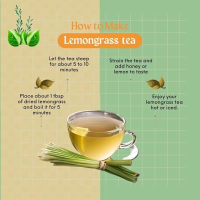 BHINI HERBAL Uttarakhand Pahadi Lemongrass Herbal Tea Leaves 50Gram + Fresh Organic Dried Oregano Leaves 50Gram (Pack of 2)