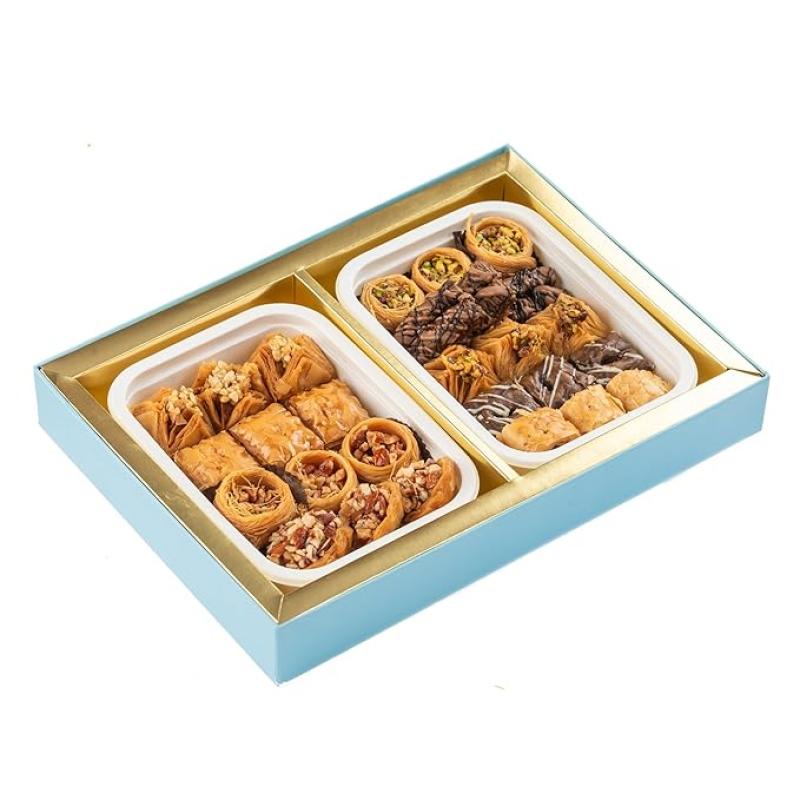 Assorted Baklava Box with 9 Varieties of Baklavas 500 Gms