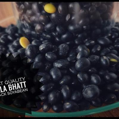 Super Food of Uttarakhand - 100% pure & Natural Kala Bhatt/Black Bhatt/Black Soyabean/Bhatt ki Dal