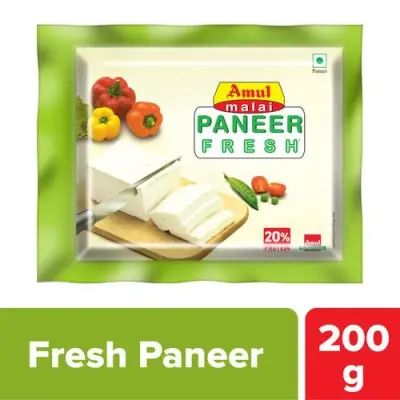 Amul Fresh Malai Paneer, 200 g Pouch