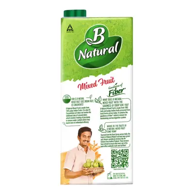 B Natual Mixed Juice Tetrapack