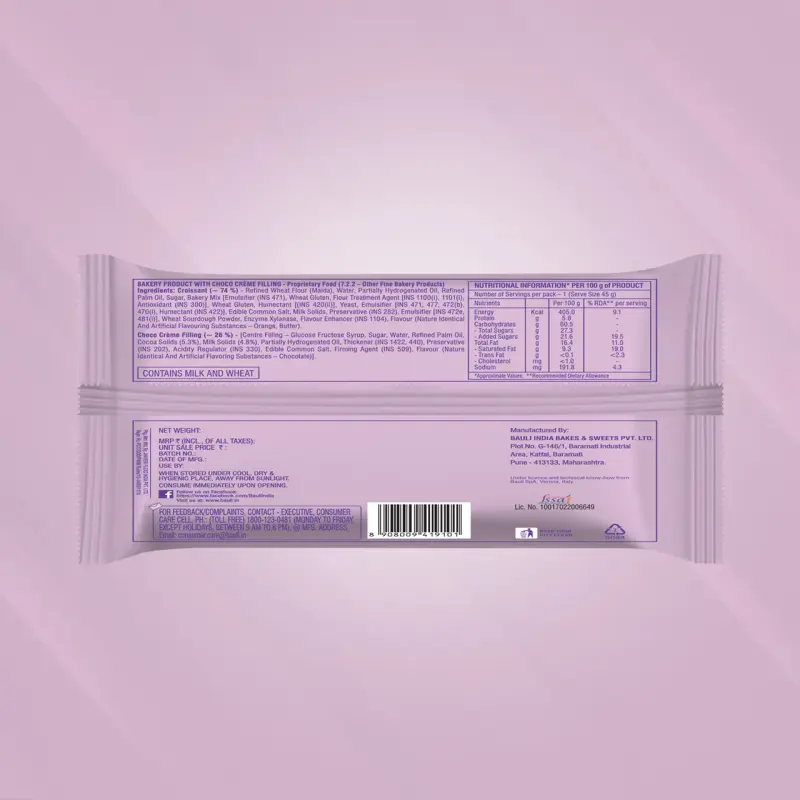Bauli Moonfils Croissants Choco Cream