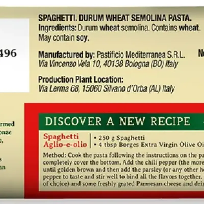 Borges Spaghetti Durum Wheat Pasta