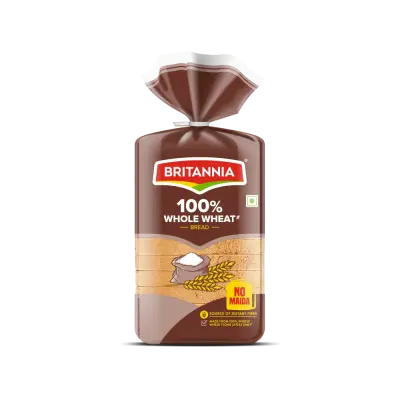 Britannia 100% Whole Wheat Bread (No Maida)