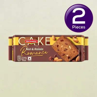 Britannia Romance Cake - Nuts & Raisin 140 g Combo