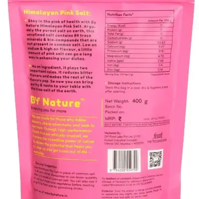By Nature Himalayan Pink Salt Salt In Fresh Mineral Rich Low Sodium Pink Salt Flavorful Vegan Food