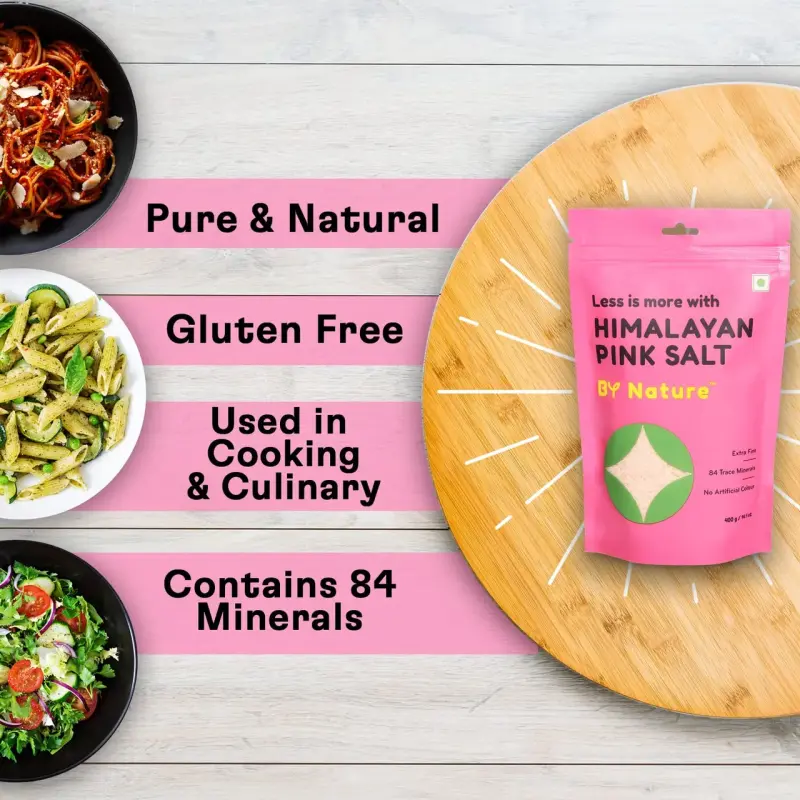 By Nature Himalayan Pink Salt Salt In Fresh Mineral Rich Low Sodium Pink Salt Flavorful Vegan Food