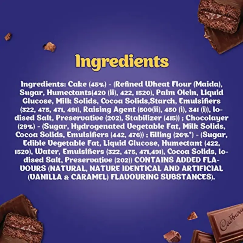 Cadbury Chocobakes ChocLayered Cakes