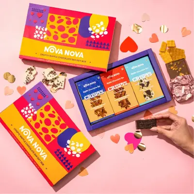 Nova Nova Waffle Crispys Chocolate Gift Box- Pack Of 3