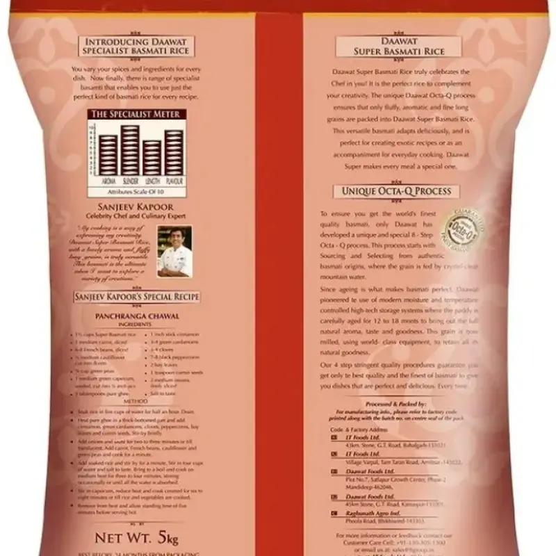 Daawat Super Basmati Rice | Long Grain