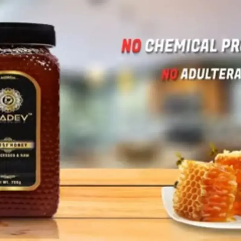 Dadev Pure Raw Organic Honey Nmr Tested Plastic Jar