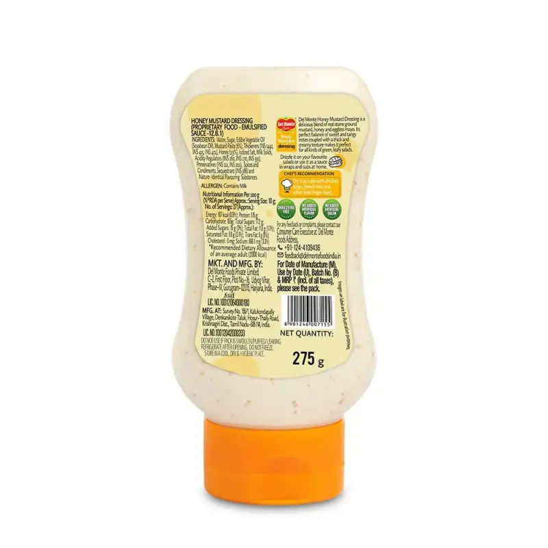 Del Monte Honey Mustard Dressing