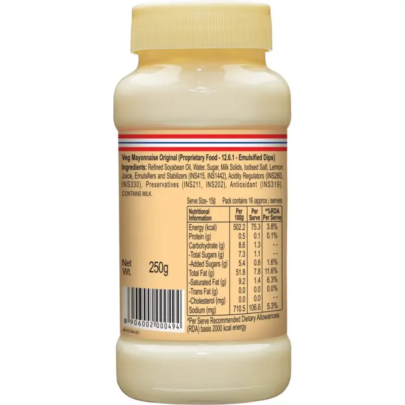 Dr. Oetker FunFoods Veg Mayonnaise Original