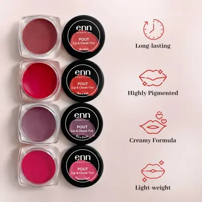 Enn Beauty Pout Lip & Cheek Tint (Be Bliss)