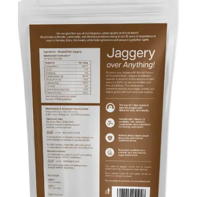 Forgreen Natural Palm Jaggery Powder