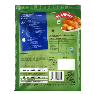 Godrej Yummiez Cheese Corn Nuggets