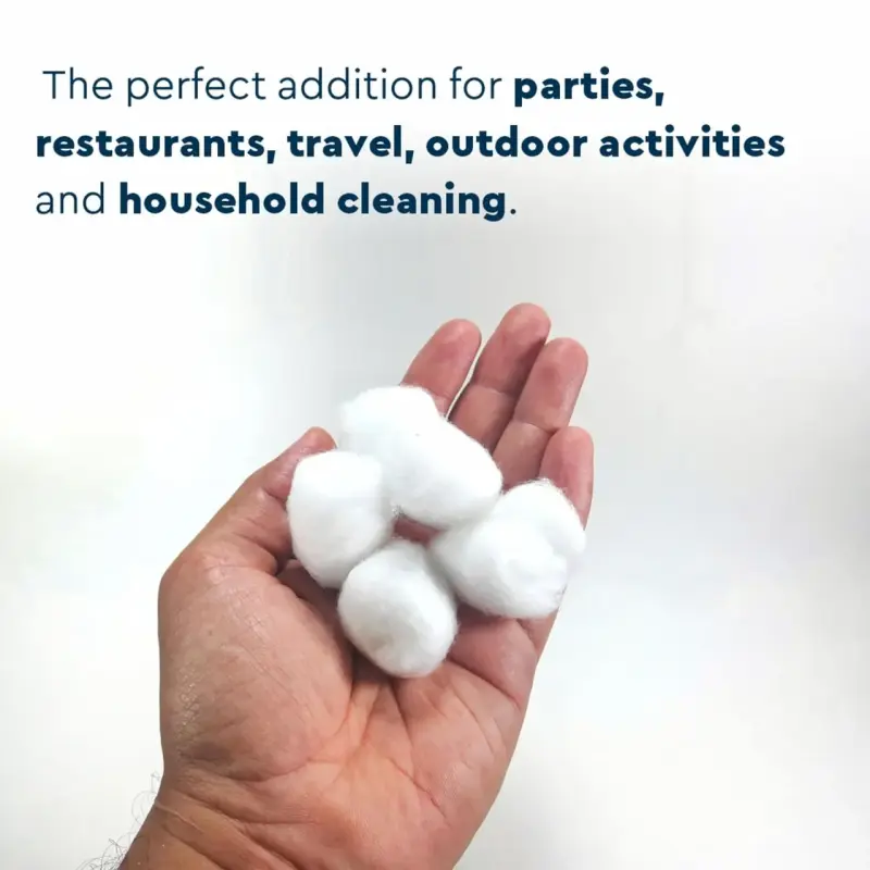 GUBB White Cotton Balls For Face Cleansing & Makeup Removal