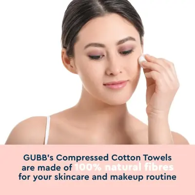 GUBB White Cotton Balls For Face Cleansing & Makeup Removal